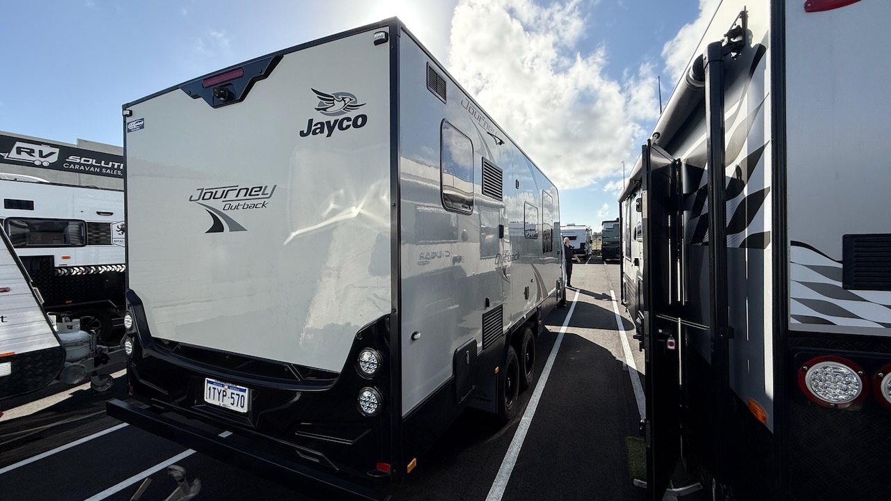 Certified used caravans Perth ready for delivery at RV Solutions WACertified used caravan ready for delivery at RV Solutions WA